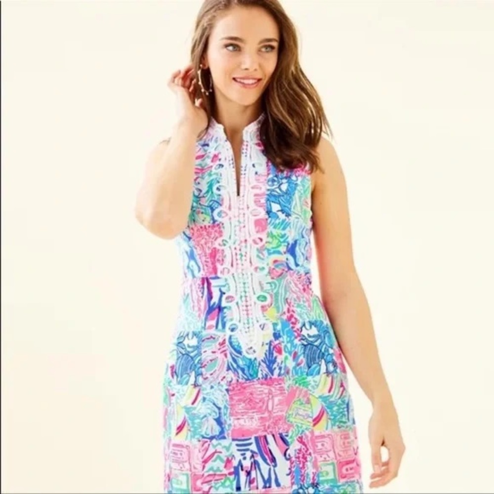 NWT Lilly Pulitzer Multi Pop up Summer Remix Patch Alexa Shift
